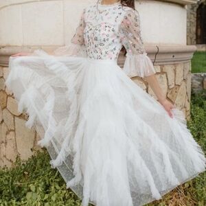 Ivy City Co Paris Dress In White